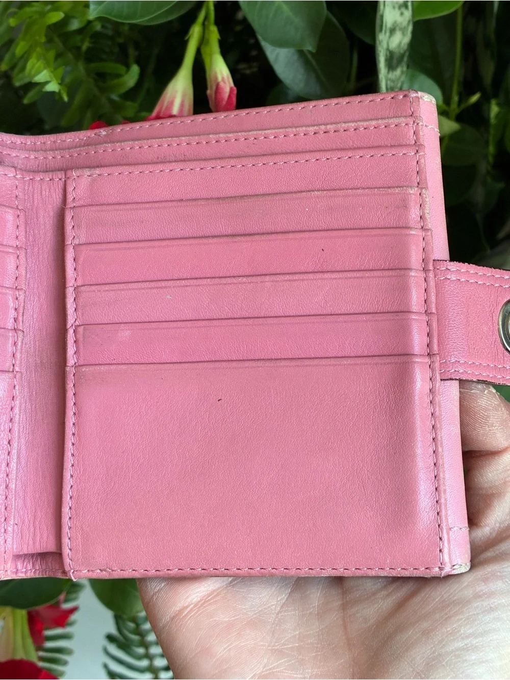 Coach Vintage Soho Flap Leather Wallet Bubblegum Pink